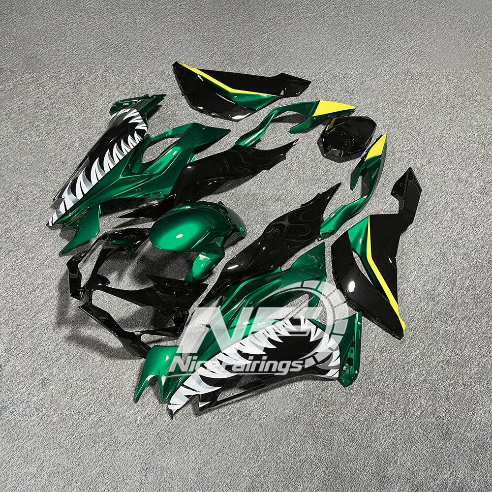 Kawasaki ZX6R 636 Custom Painted ABS Body Kit Aftermarket Panels Tank Cover | NiceFairings - front angle image