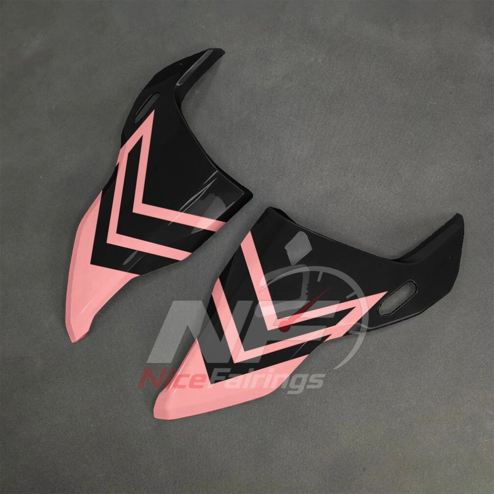 For BMW S1000RR 2025-2026 Red Black Sportbike Fairing Set with Custom Painted Plastics | NiceFairings - front angle image