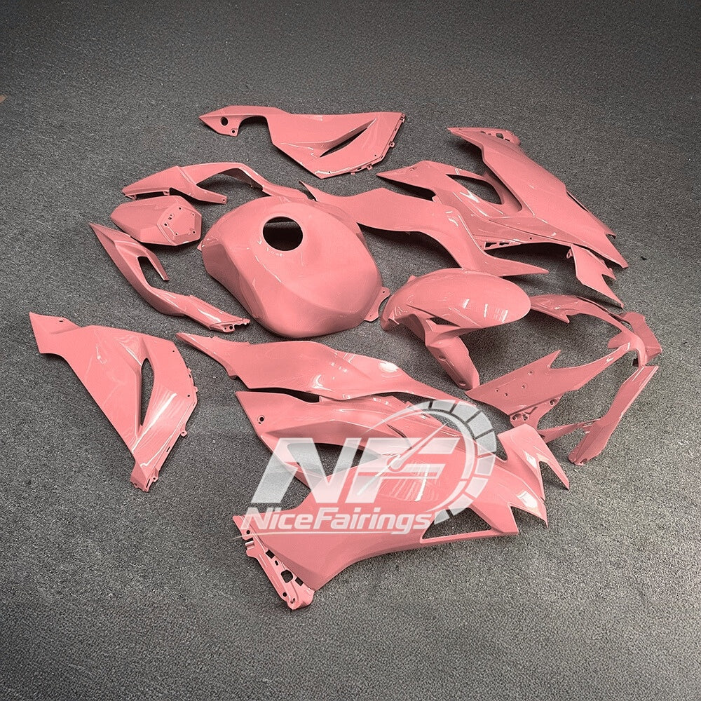 Kawasaki ZX6R 636 Custom Painted ABS Body Kit Lime Green Tank Cover | NiceFairings - front angle image