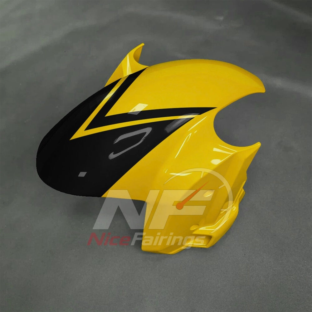 For BMW S1000RR 2025-2026 Yellow Black ABS Fairing Kit with Painted Bodywork and Replacement Panels | NiceFairings - front angle image