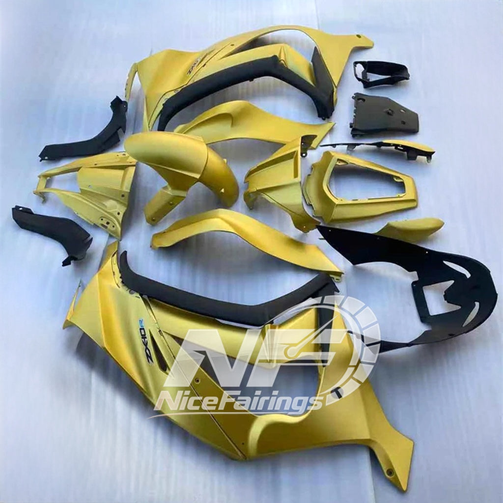 KAWASAKI ZX10R 2011-2015 Custom ABS Motorcycle Fairings | NiceFairings - front angle image
