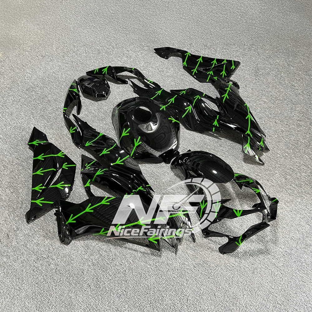 For Kawasaki ZX6R 636 Custom Painted ABS Body Kit Race Replica Signature Edition | NiceFairings - front angle image