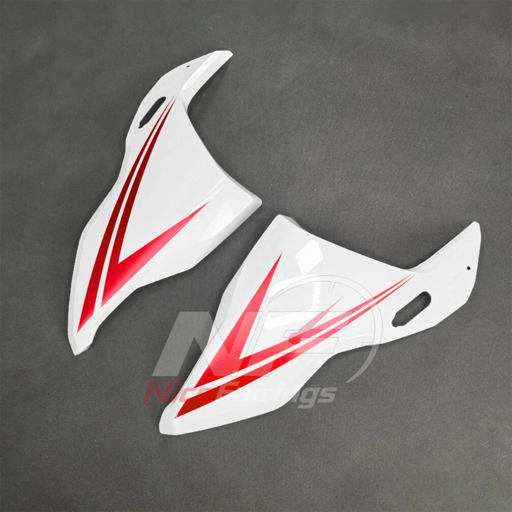 For BMW S1000RR 2025-2026 Red Black Sportbike Fairing Set with Custom Painted Plastics | NiceFairings - front angle image