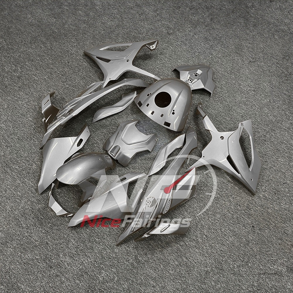 For BMW S1000RR 2023-2024 Red Black Motorcycle Fairing Kit with Aftermarket Body Panels | NiceFairings - front angle image