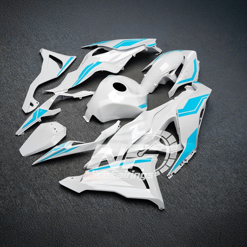 For Kawasaki ZX6R 636 Custom Painted ABS Body Kit Matte Black Tank Cover | NiceFairings - front angle image