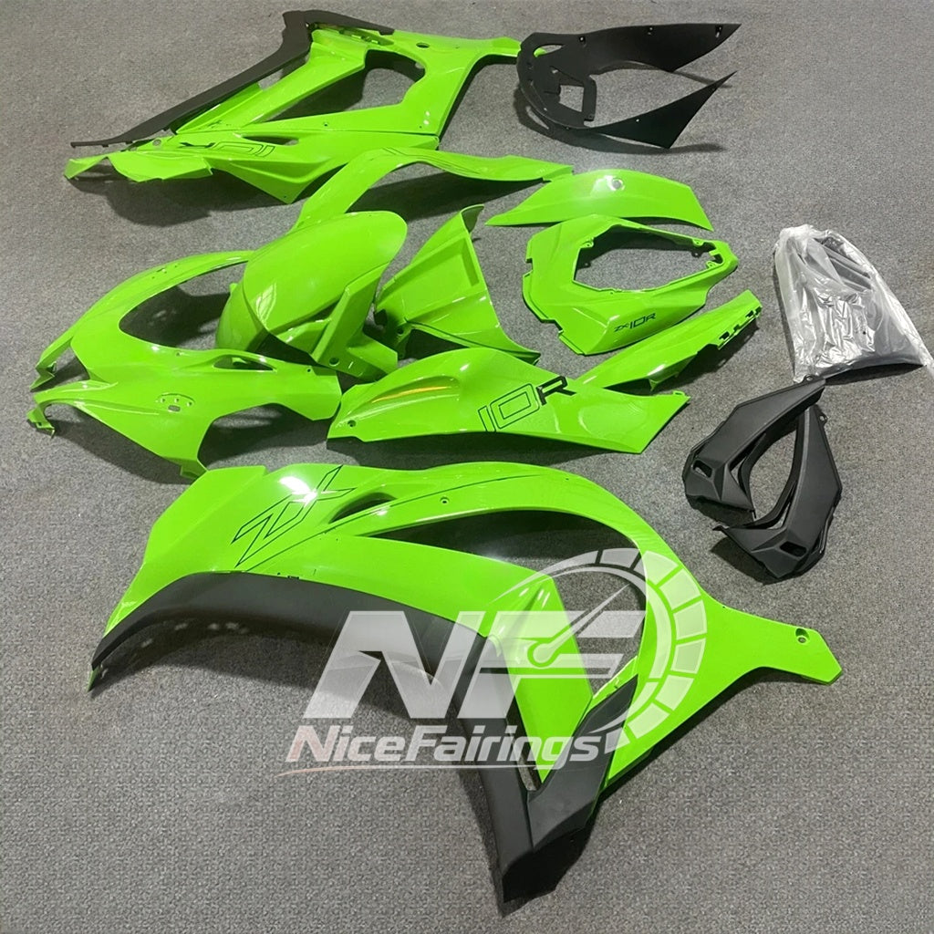 For KAWASAKI Ninja ZX10R 2011-2015 Complete Fairing Set | NiceFairings - front angle image
