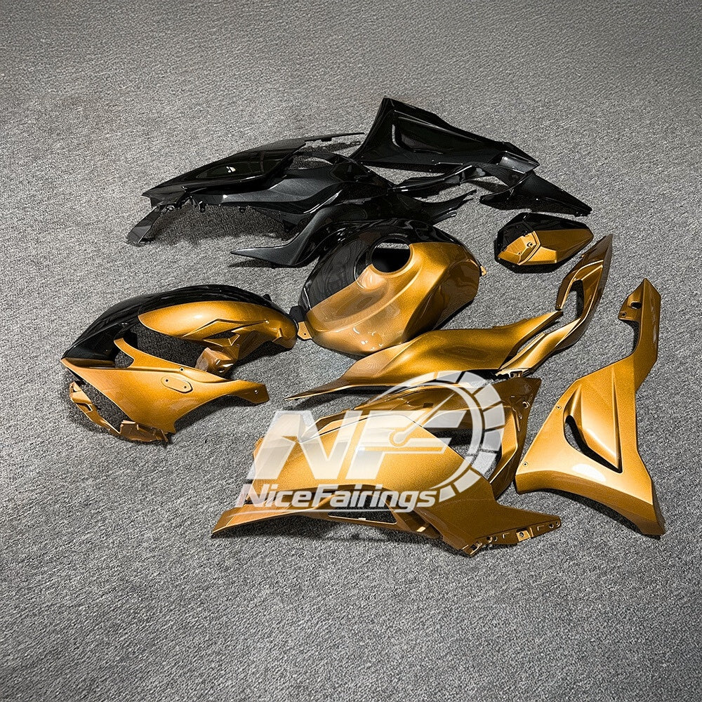 For Kawasaki Ninja ZX-6R 636 2024-2025 Custom Fairings Race Replica Tank Cover | NiceFairings - side angle image