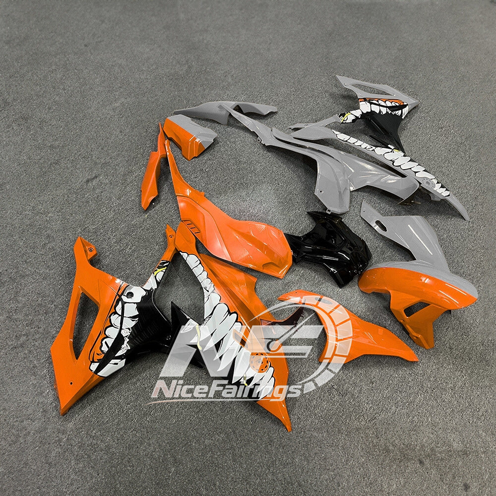 For BMW S1000RR 2019-2022 Gloss Black Sportbike Fairings, Custom ABS Bodywork And Replacement Plastics | NiceFairings - side angle image