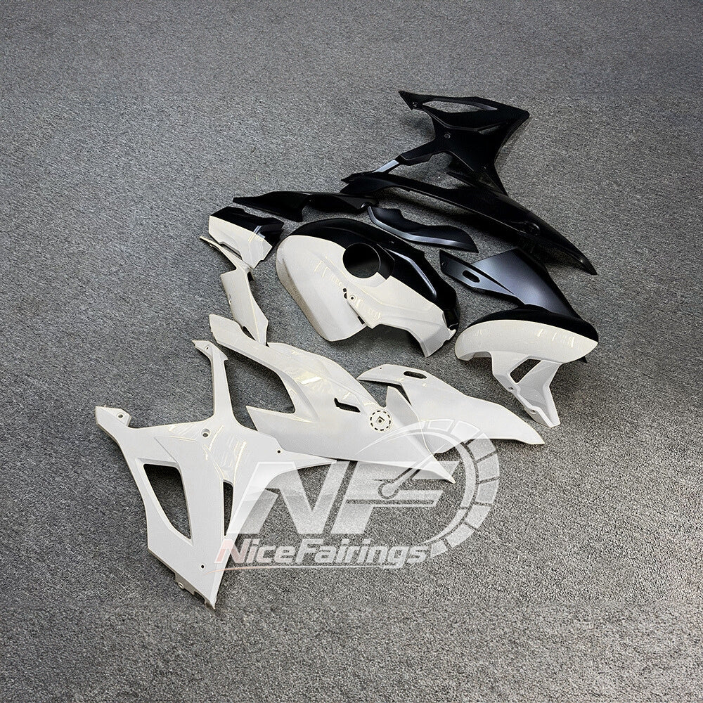 For BMW S1000RR 2019-2022 Red Black Custom Painted ABS Body Kit For Street Or Track | NiceFairings - side angle image