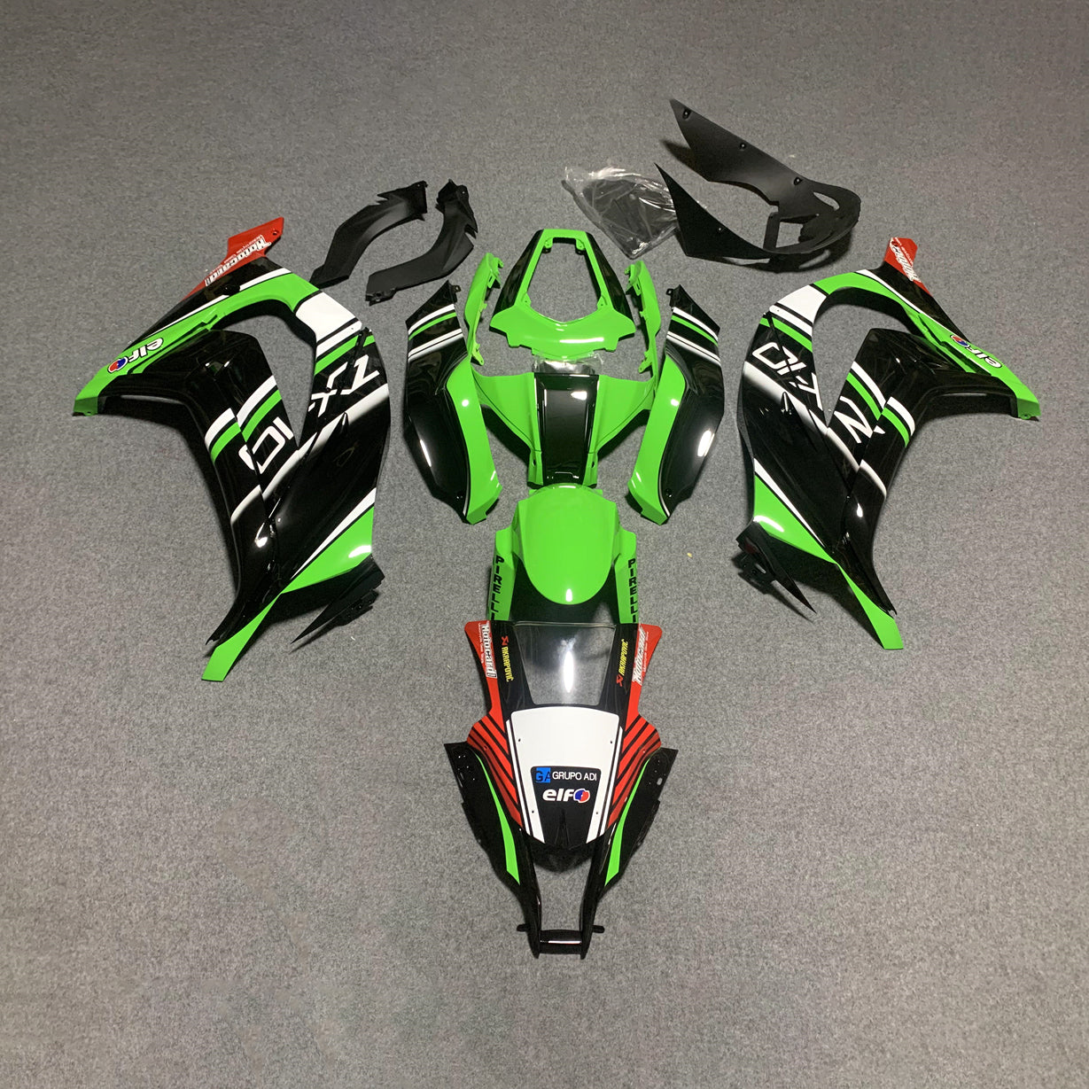 For KAWASAKI Ninja ZX10R 2011-2015 Custom Painted ABS Fairing Kit | NiceFairings - side angle image