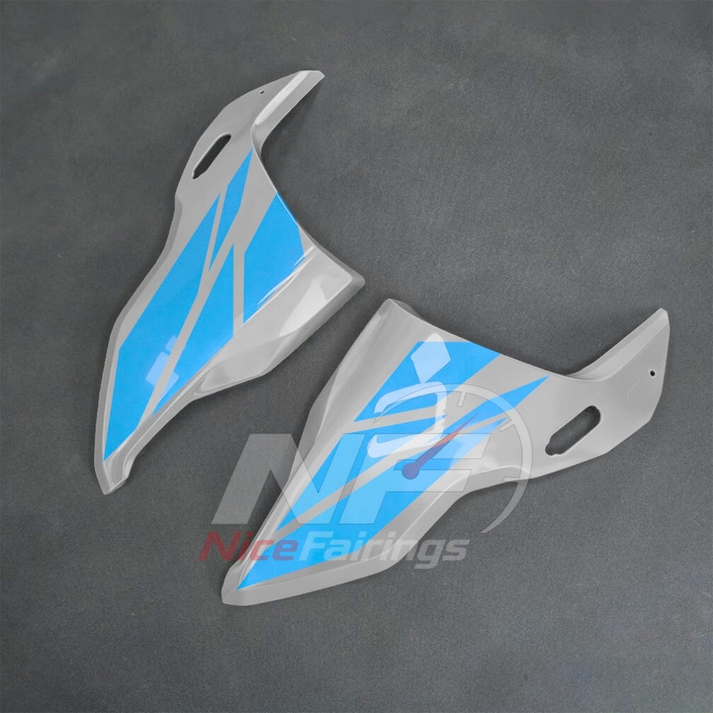 For BMW S1000RR 2025-2026 Blue Black Painted ABS Fairings with Complete Replacement Bodywork | NiceFairings - side angle image