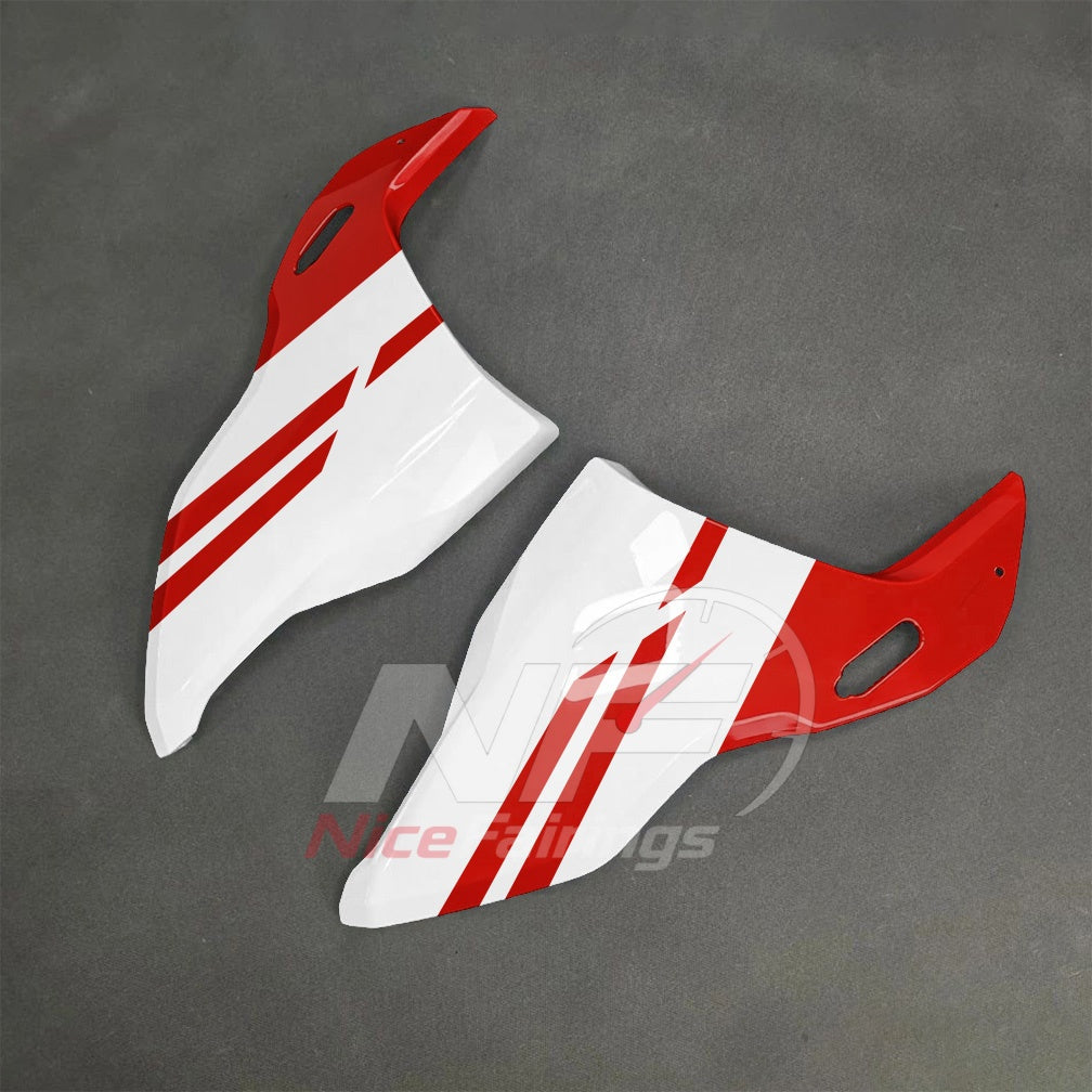 For BMW S1000RR 2025-2026 Red Black ABS Body Kit with Street and Track Fairing Panels | NiceFairings - side angle image