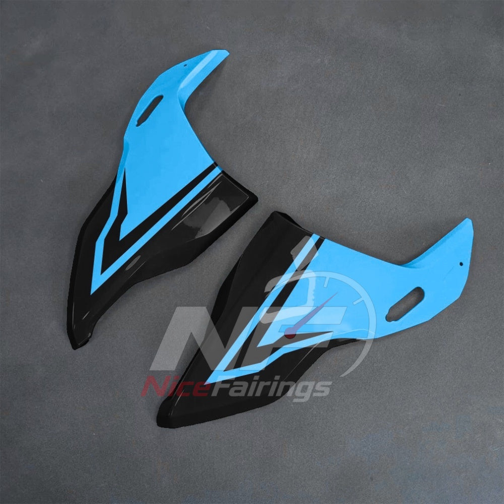 For BMW S1000RR 2025-2026 Blue Black ABS Fairing Kit with Painted Bodywork and Replacement Panels | NiceFairings - side angle image