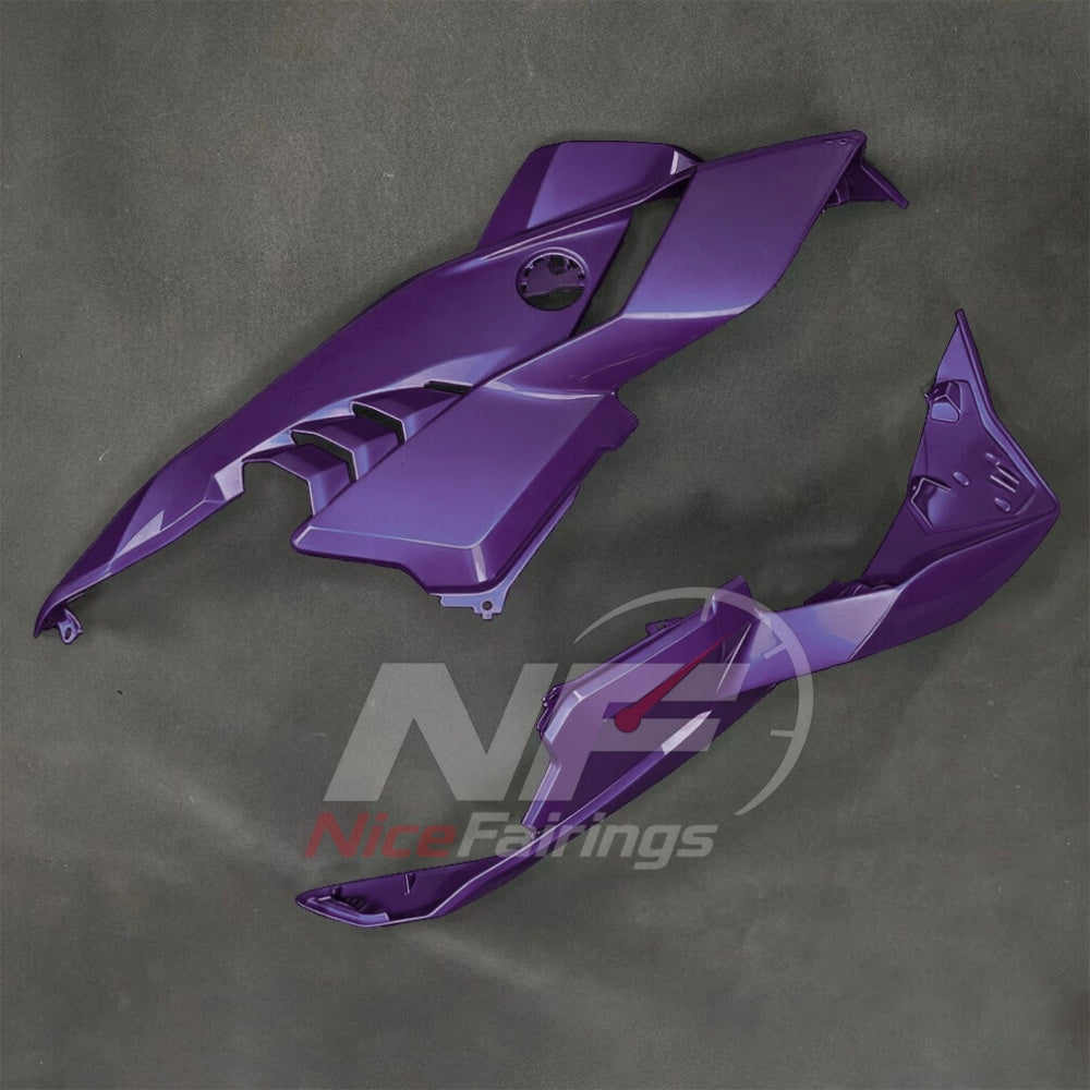 For BMW S1000RR 2025-2026 Purple Black ABS Fairing Kit with Painted Bodywork and Replacement Panels | NiceFairings - side angle image
