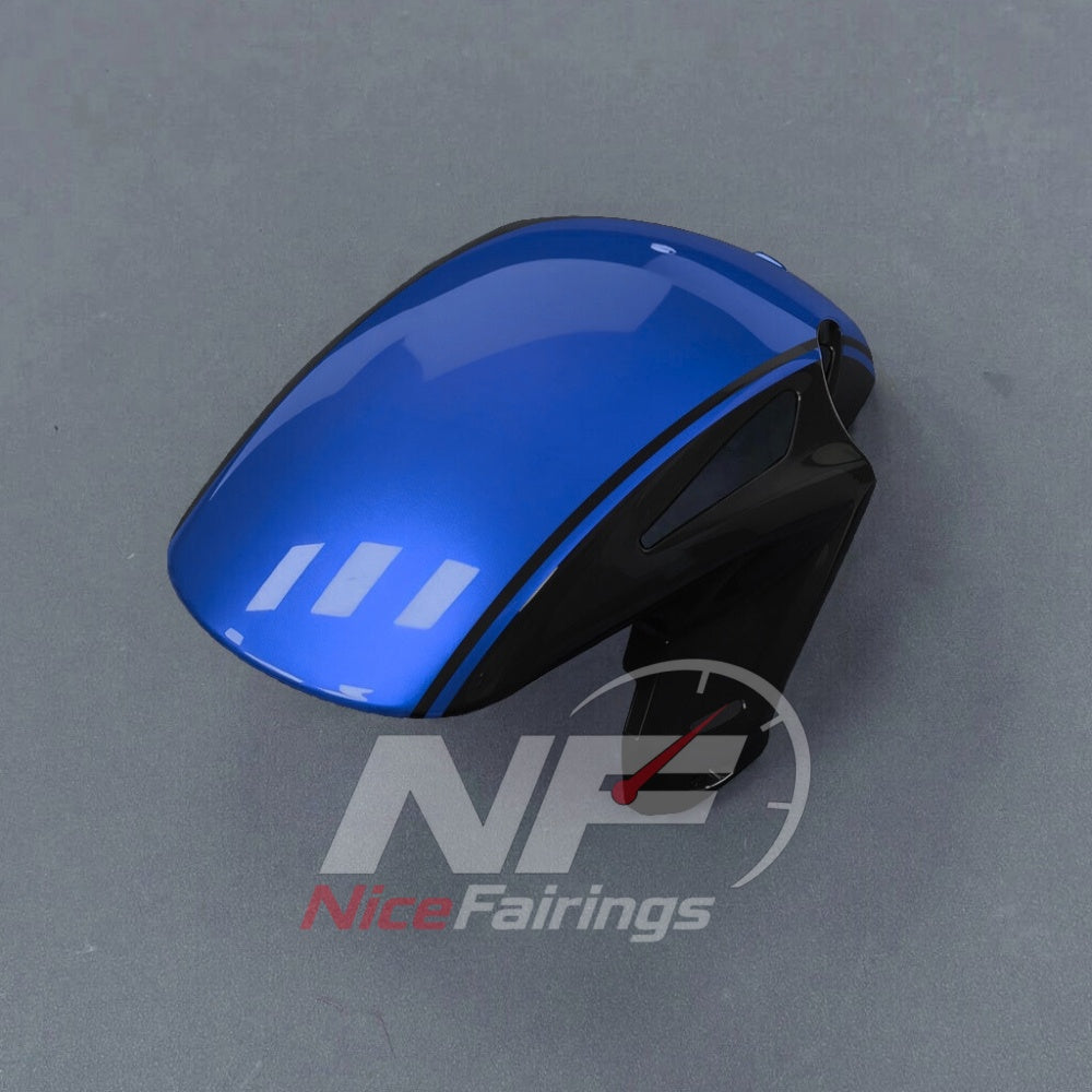 For Honda CBR1000RR-R SP 2024-2026 Blue Black Sportbike Fairing Set with Custom Painted Plastics | NiceFairings - side angle image