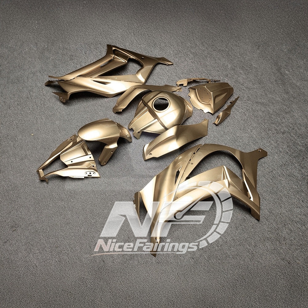 KAWASAKI ZX10R 2011-2015 Custom ABS Motorcycle Fairings | NiceFairings - side angle image