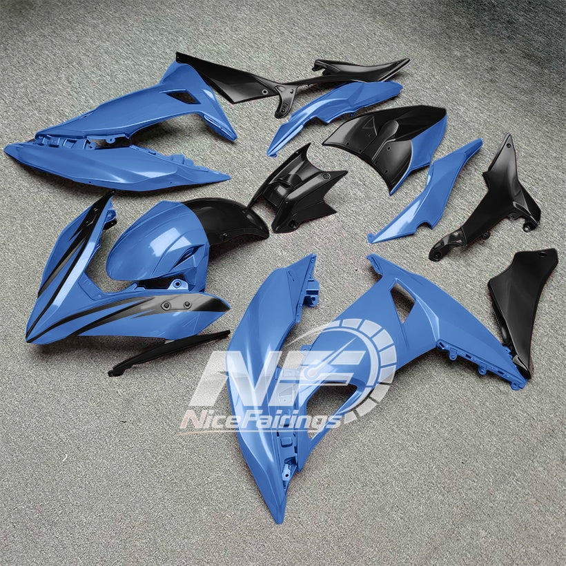 Ninja 650 2017-2019 ABS Motorcycle Plastics Style 22 | NiceFairings - side angle image