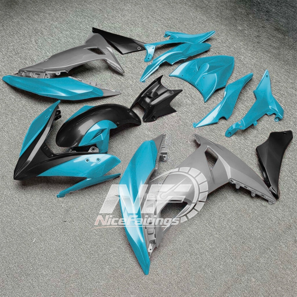 ER-6F Ninja 650 2017-2019 Replacement Fairing Set Style 36 | NiceFairings - side angle image