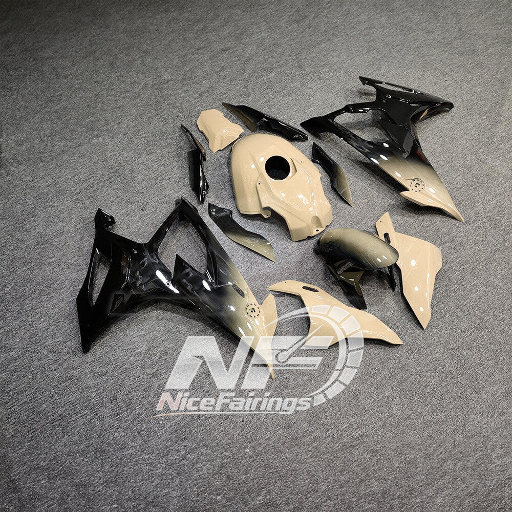 For BMW S1000RR 2019-2022 M Motorsport Premium Edition ABS Fairing Kit, Custom Painted Motorcycle Bodywork | NiceFairings - side angle image