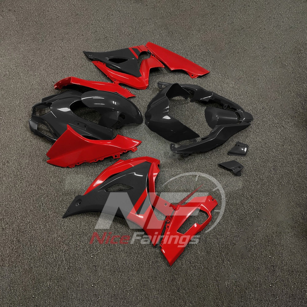 For Suzuki GSXR1000 K17 2017-2026 ABS Fairing Kit Red Black Painted Bodywork | NiceFairings - side angle image