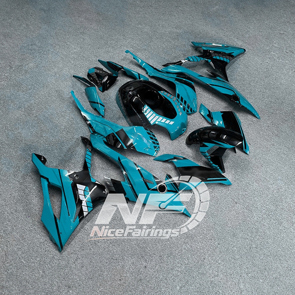 For BMW S1000RR 2019-2022 Aftermarket Panels Custom Fairings, ABS Replacement Plastics Full Body Kit | NiceFairings - side angle image