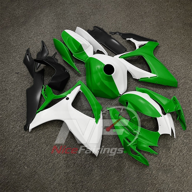 For Suzuki GSXR600 GSXR750 K6 2006-2007 ABS Fairing Kit Gray Painted Bodywork | NiceFairings - side angle image