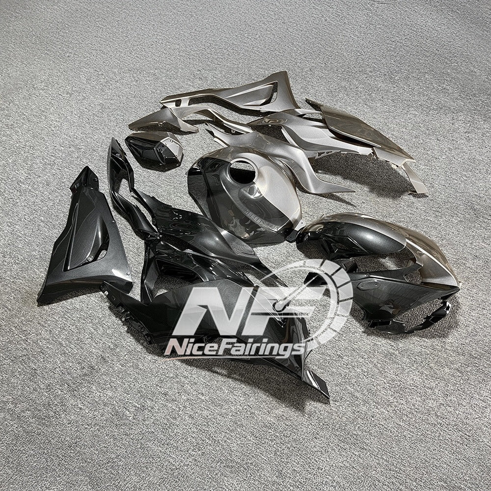 For Kawasaki ZX6R 636 2024-2025 ABS Fairing Kit Track Edition Tank Cover | NiceFairings - side angle image
