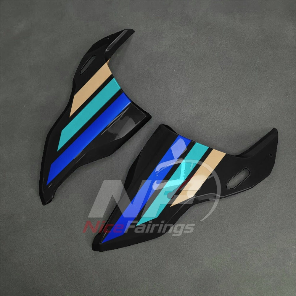For BMW S1000RR 2025-2026 Yellow Black Sportbike Fairing Set with Custom Painted Plastics | NiceFairings - side angle image