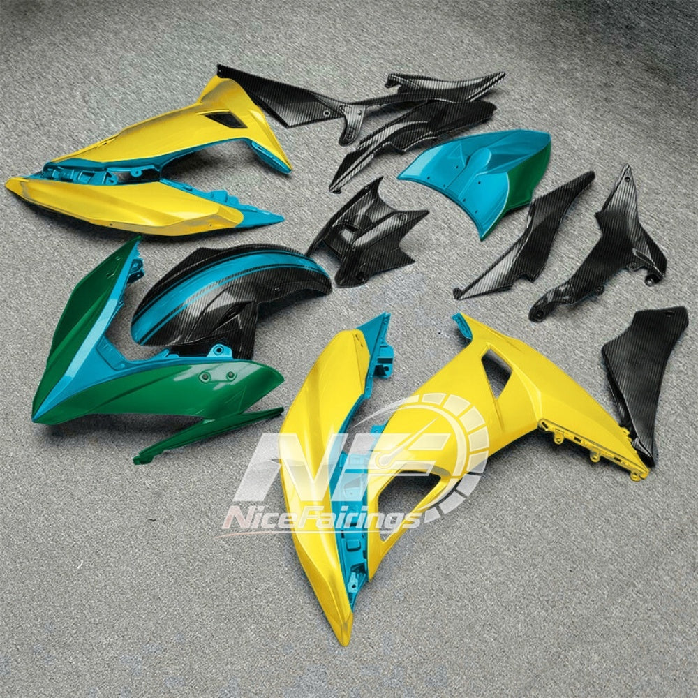 ER-6F Ninja 650 2017-2019 Replacement Fairing Set Style 12 | NiceFairings - side angle image