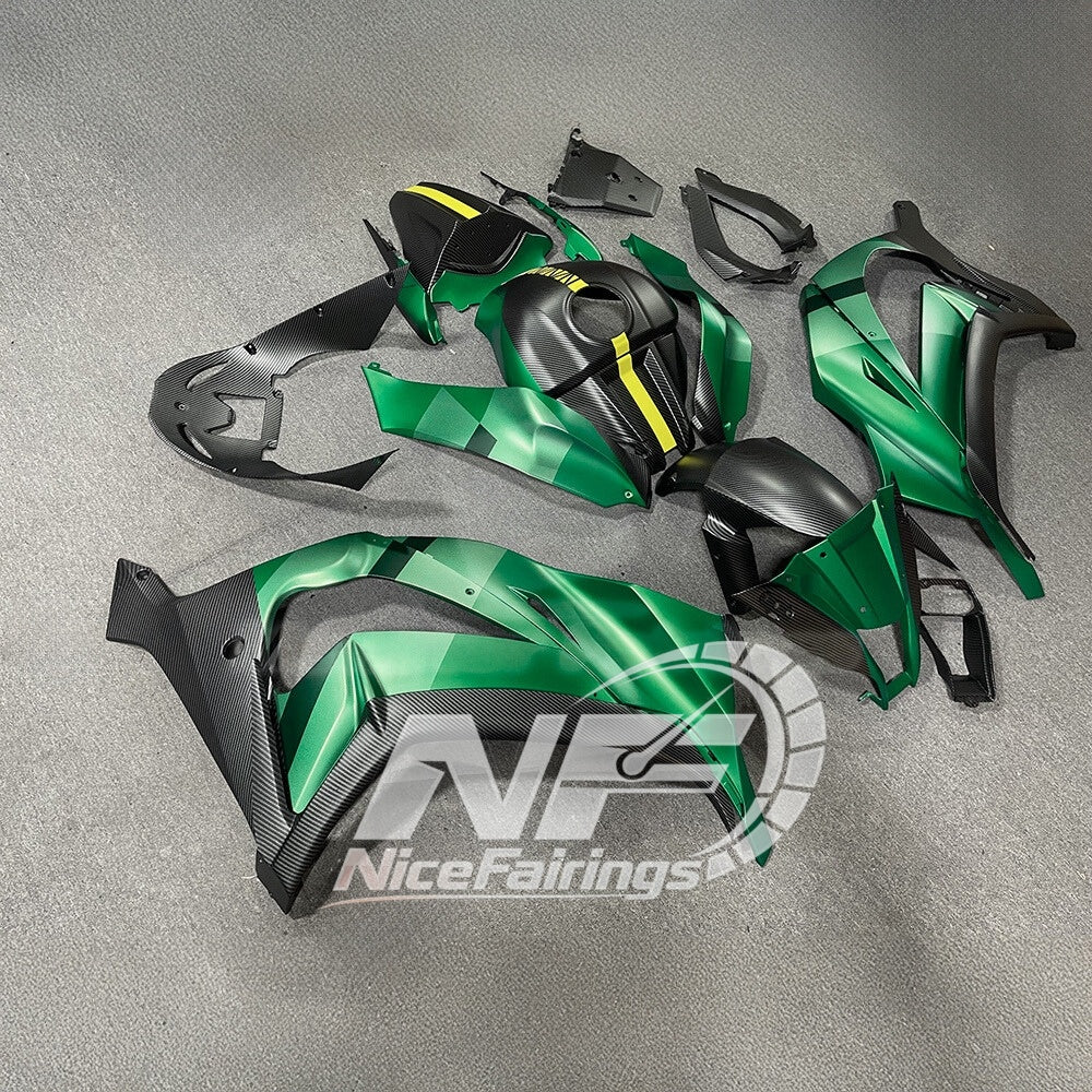 For Ninja ZX10R 2011-2015 Aftermarket Fairing Body Kit | NiceFairings - side angle image