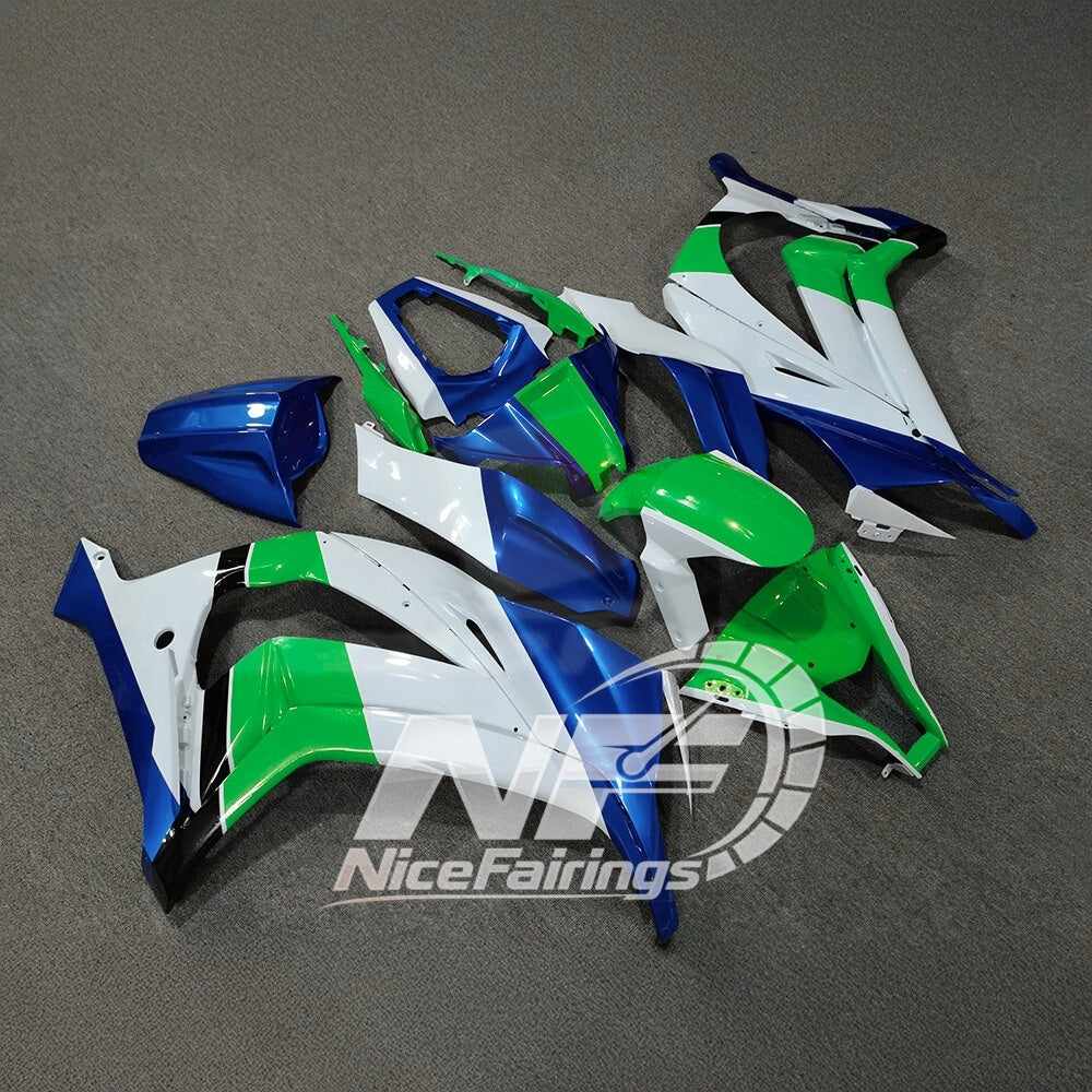 KAWASAKI ZX10R 2011-2015 Custom ABS Motorcycle Fairings | NiceFairings - side angle image