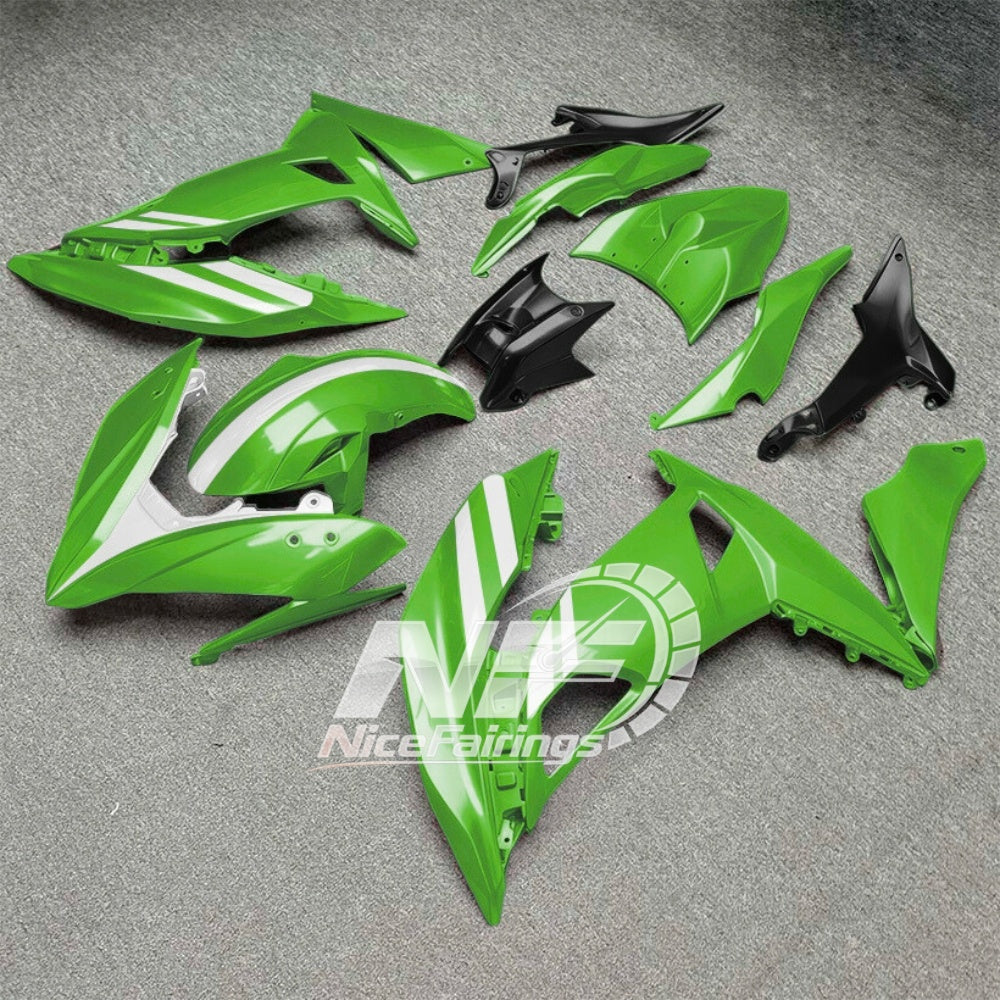 Ninja 650 ER-6F 2017-2019 Custom Painted Fairings Style 26 | NiceFairings - side angle image