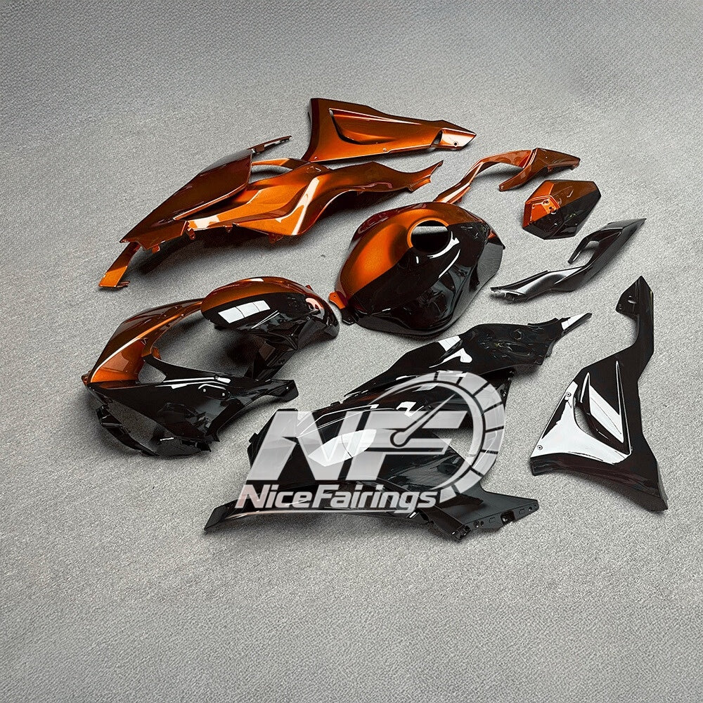 For Kawasaki ZX6R 636 2024-2025 Painted Motorcycle Bodywork Custom Graphics Tank Cover | NiceFairings - side angle image