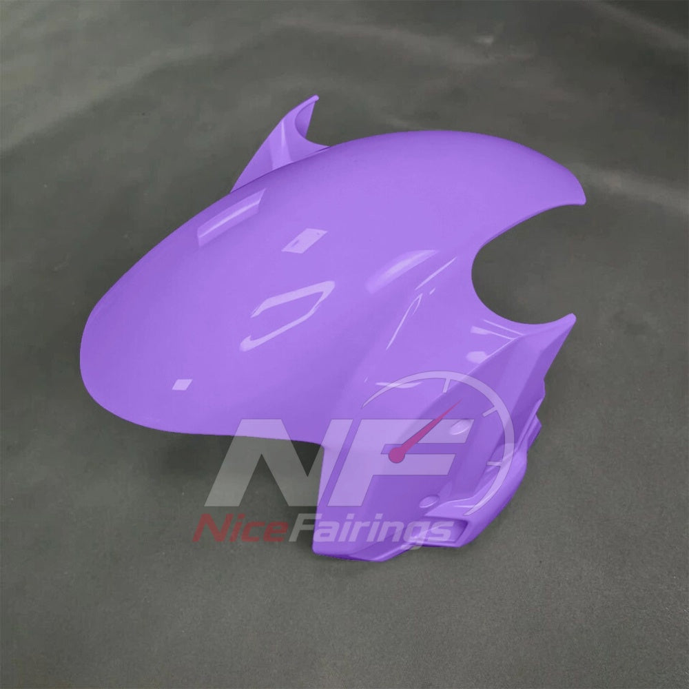 For BMW S1000RR 2025-2026 Purple Black Sportbike Fairing Set with Custom Painted Plastics | NiceFairings - side angle image