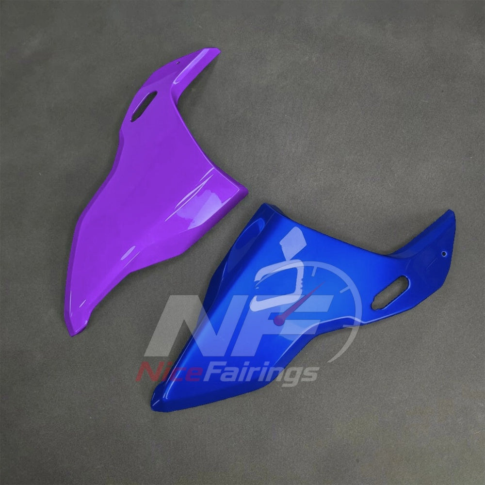 For BMW S1000RR 2025-2026 Purple Black ABS Body Kit with Street and Track Fairing Panels | NiceFairings - side angle image