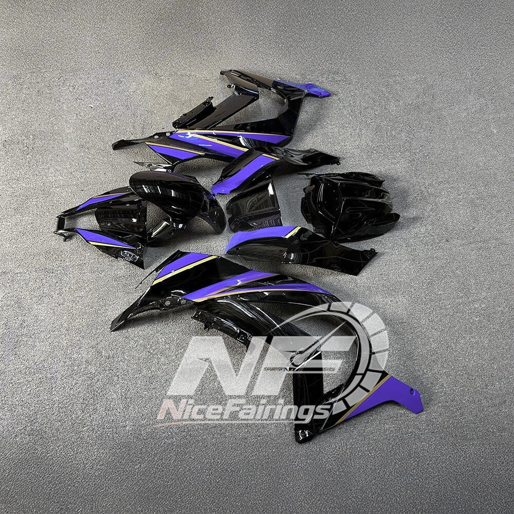 For KAWASAKI Ninja ZX10R 2011-2015 Replacement Fairing Kit | NiceFairings - side angle image