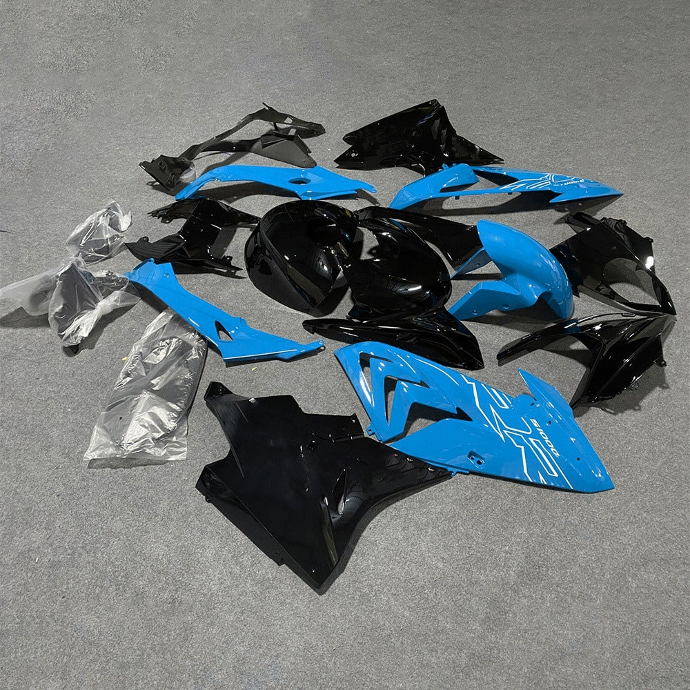 For BMW S1000RR 2017-2018 M Motorsport Tank Cover Edition ABS Fairing Kit, Custom Painted Motorcycle Bodywork | NiceFairings - side angle image
