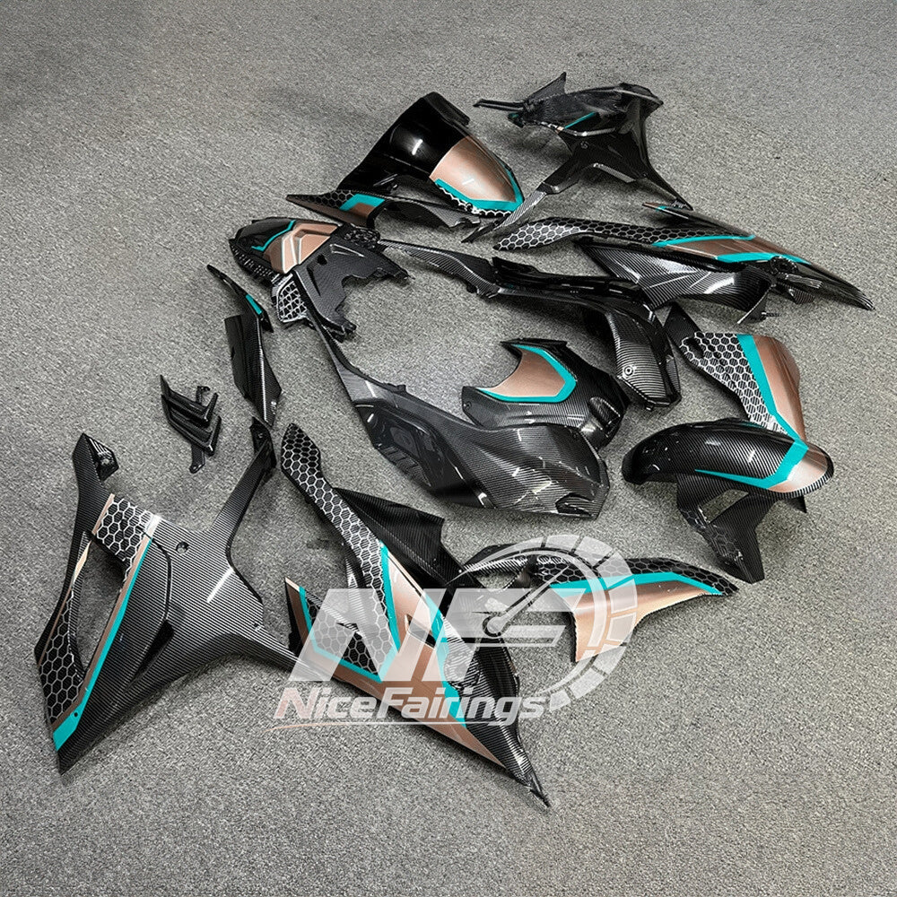 For BMW S1000RR 2019-2022 Street Bodywork Elite Edition ABS Fairing Kit, Custom Painted Motorcycle Bodywork | NiceFairings - side angle image