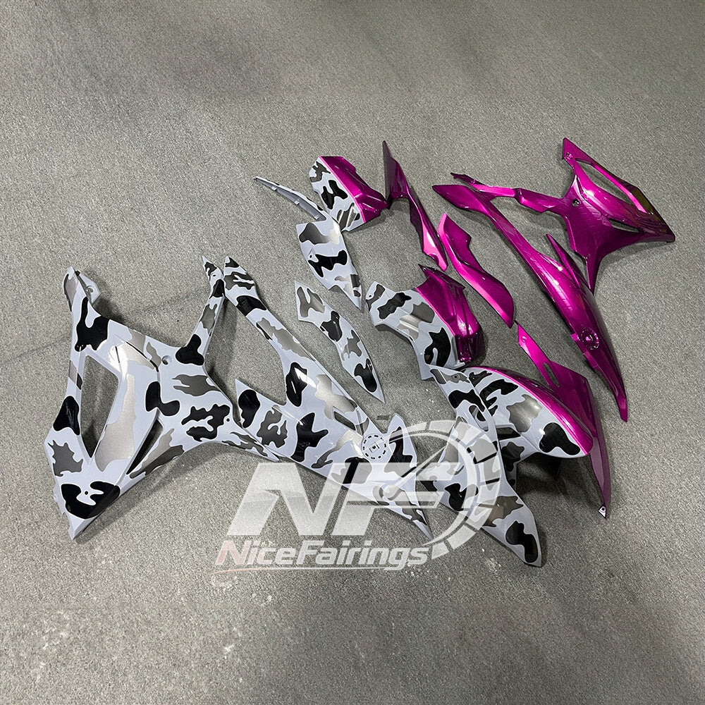 For BMW S1000RR 2019-2022 Stealth Black Elite Edition Custom Fairings, ABS Replacement Plastics Full Body Kit | NiceFairings - side angle image