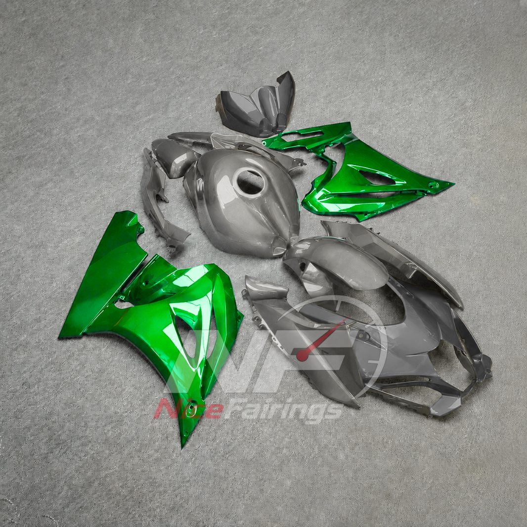 For Suzuki GSXR1000 K17 2017-2026 K17 ABS Fairing Kit Green Painted Bodywork | NiceFairings - side angle image