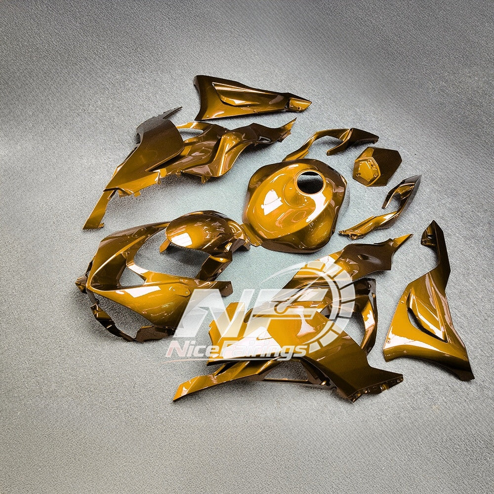 For Kawasaki Ninja ZX6R 636 2024-2025 Sportbike Plastics Track Edition Tank Cover | NiceFairings - side angle image