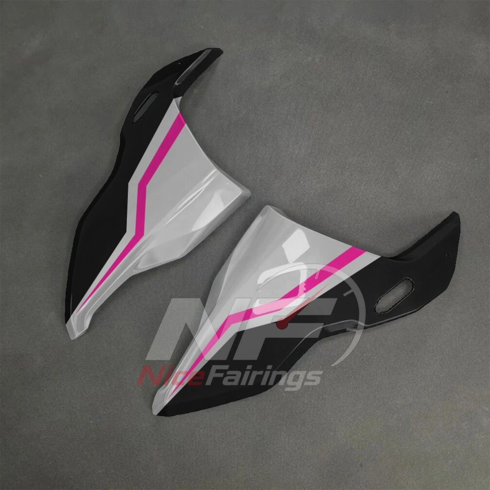 For BMW S1000RR 2025-2026 Pink Black ABS Fairing Kit with Painted Bodywork and Replacement Panels | NiceFairings - side angle image