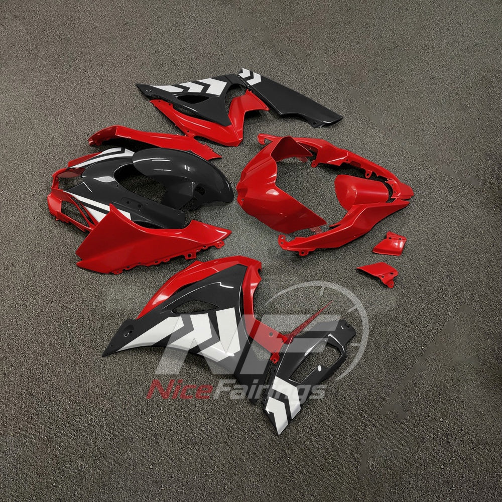 For Suzuki GSX-R1000 K17 2017-2026 K17 Sportbike Fairing Set Red Black Custom Painted Plastics | NiceFairings - side angle image