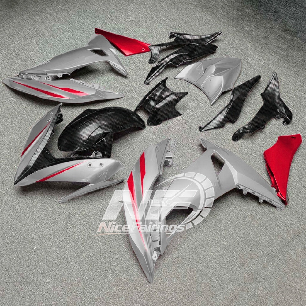 Ninja 650 2017-2019 ABS Motorcycle Plastics Style 06 | NiceFairings - side angle image
