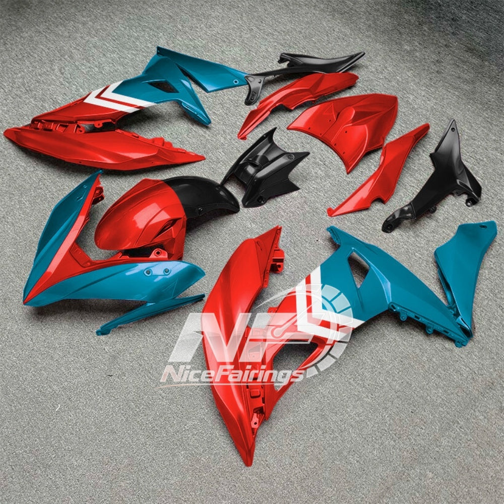 ER-6F Ninja 650 2017-2019 Replacement Fairing Set Style 44 | NiceFairings - side angle image