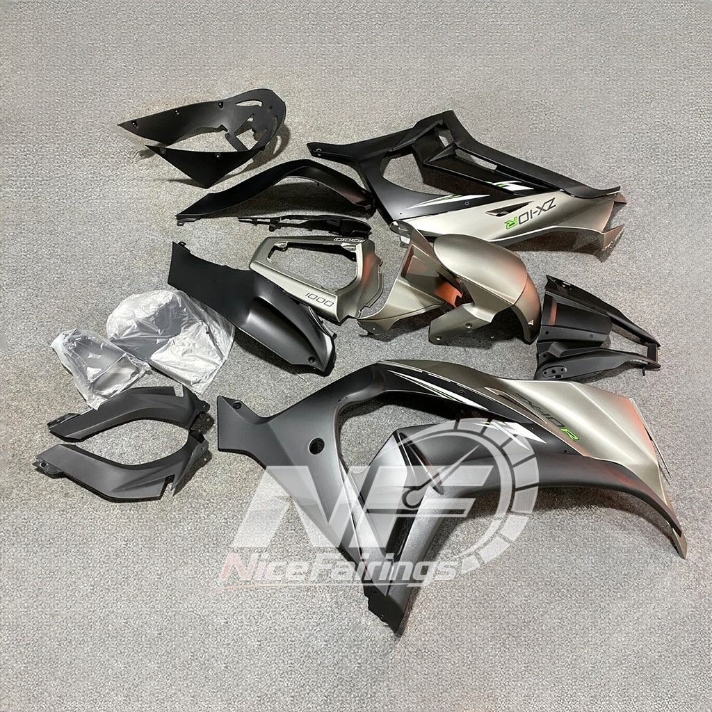 For Ninja ZX10R 2011-2015 Aftermarket Fairing Body Kit | NiceFairings - side angle image