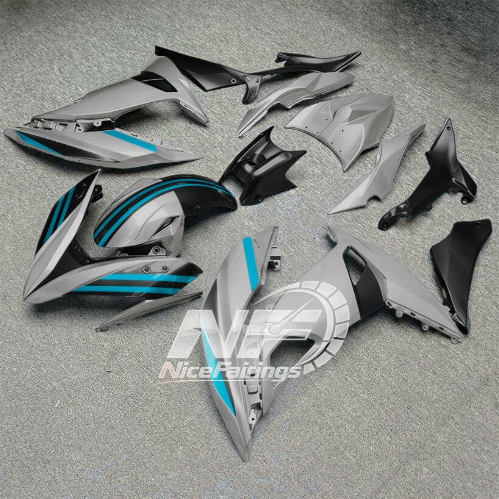 KAWASAKI Ninja 650 ER-6F 2017-2019 ABS Fairing Kit Style 49 | NiceFairings - side angle image