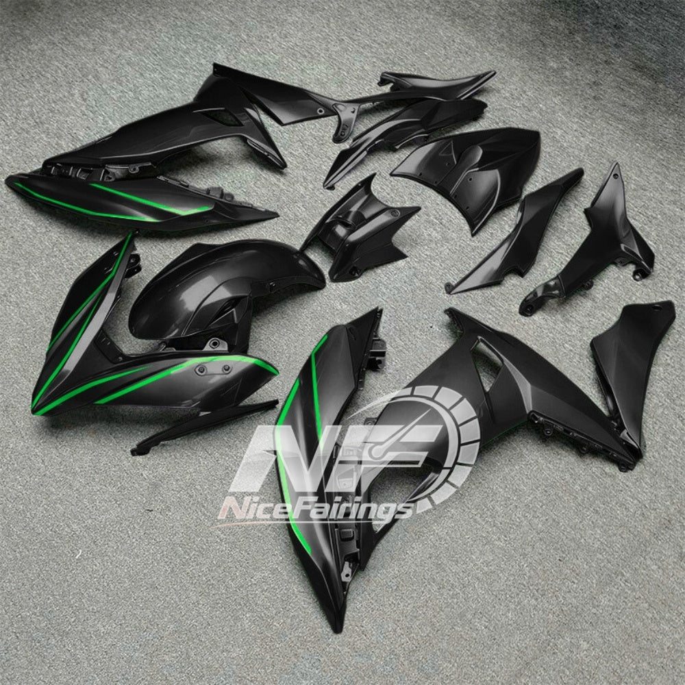 Ninja 650 ER-6F Painted Fairing Body Kit Style 32 | NiceFairings - side angle image
