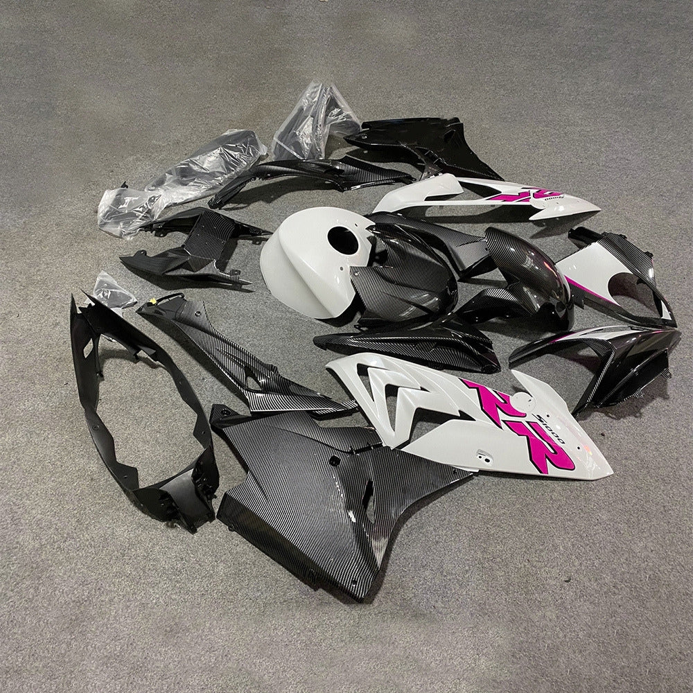 For BMW S1000RR 2017-2018 Gloss Black Elite Edition Sportbike Fairings, Custom ABS Bodywork And Replacement Plastics | NiceFairings - side angle image