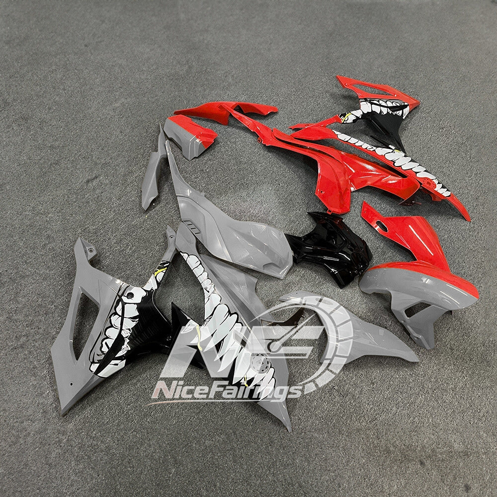 For BMW S1000RR 2019-2022 Aftermarket Panels Custom Painted ABS Body Kit With Tank Cover | NiceFairings - side angle image